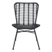 Lorena Chair Black Outdoor Dining - Set of Two - ZUO5383