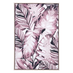 Tropical Sepia Palm Canvas 