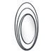 Luna Black Round Mirror - ZUO5415