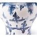 Mar Medium Temple Jar Blue & White - ZUO2020