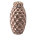 Hammered Large Covered Jar Bronze - ZUO2063