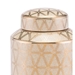 Link Covered Jar Medium Gold And Yellow - ZUO2111