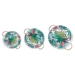 Tropical Set Of 3 Trays Multicolor - ZUO2207
