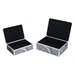 Mundi Set of 2 Boxes Silver Geode - ZUO2300