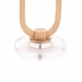 Lucite Candle Holder Medium Gold - ZUO2423