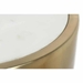 Emma Accent Table White Marble & Brass - ZUO2499