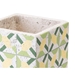 Cement Flower Planter Green And Yellow - ZUO3112