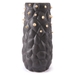 Black Cactus Vase Large Black & Gold - ZUO3255