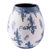 Nube Medium Vase Blue & White - ZUO3400