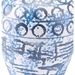 Ree Medium Vase Blue & White - ZUO3436