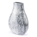 Marbled Medium Vase Black & White - ZUO3473