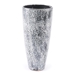 Marbled Small Vase Black & White - ZUO3512
