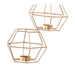 Set Of 5 Wall Candle Holder Gold - ZUO3634