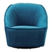 Polyurethaneg Swivel Chair Aquamarine - ZUO3826