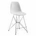 Zip Counter Chair White - ZUO3921