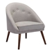 Carter Occasional Chair Light Gray - ZUO3988