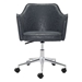 Keen Office Chair Vintage Black - ZUO4014