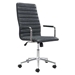Pivot Office Chair Vintage Black - ZUO4015