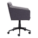 Bronx Office Chair Dark Gray - ZUO4053