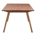 Sycamore Dining Table Walnut - ZUO4072