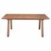 Sycamore Dining Table Walnut - ZUO4072