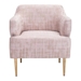 Oasis Arm Chair Pink Velvet - ZUO4179