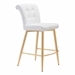 Niles Counter Chair White - ZUO4184