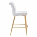Niles Counter Chair White - ZUO4184