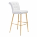 Niles Bar Chair White - ZUO4186