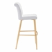 Niles Bar Chair White - ZUO4186