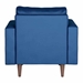 Kace Arm Chair Dark Blue Velvet - ZUO4235