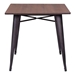 Titus Dining Table Rusty Wood - ZUO4272