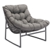 Ingonish Beach Chair Gray - ZUO4425
