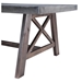 Ford Dining Table Cement & Natural - ZUO4437