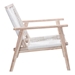 South Port Arm Chair White Wash & White - ZUO4487