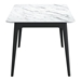 Caden Dining Table Stone & Black - ZUO4578