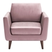 Mirabelle Arm Chair Pink Velvet - ZUO4622
