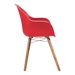 Tidal Dining Chair Red - ZUO4761