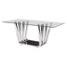 Fan Dining Table Chrome - ZUO4803