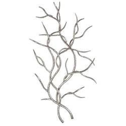 Silver Branches Wall Art Set of 2 