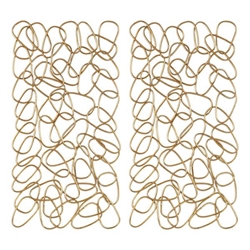 In The Loop Gold Wall Art Set of 2 