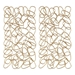In The Loop Gold Wall Art Set of 2 - UTT1033