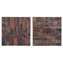 Astern Wood Wall Decor Set of 2 