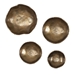 Lucky Coins Brass Wall Bowls Set of 4 - UTT1098