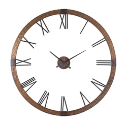 Amarion 60 Inch Copper Wall Clock 