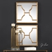 Misa Gold Square Mirrors Set of 2 - UTT1214