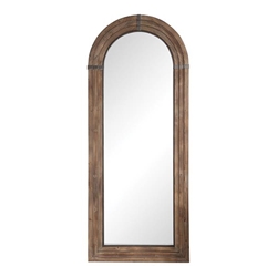 Vasari Wooden Arch Mirror 