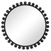 Cyra Black Round Mirror - UTT1348