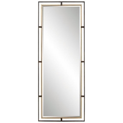 Carrizo Tall Bronze & Gold Mirror 