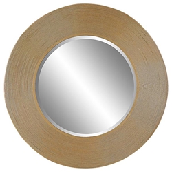 Archer Gold Wire Round Mirror 